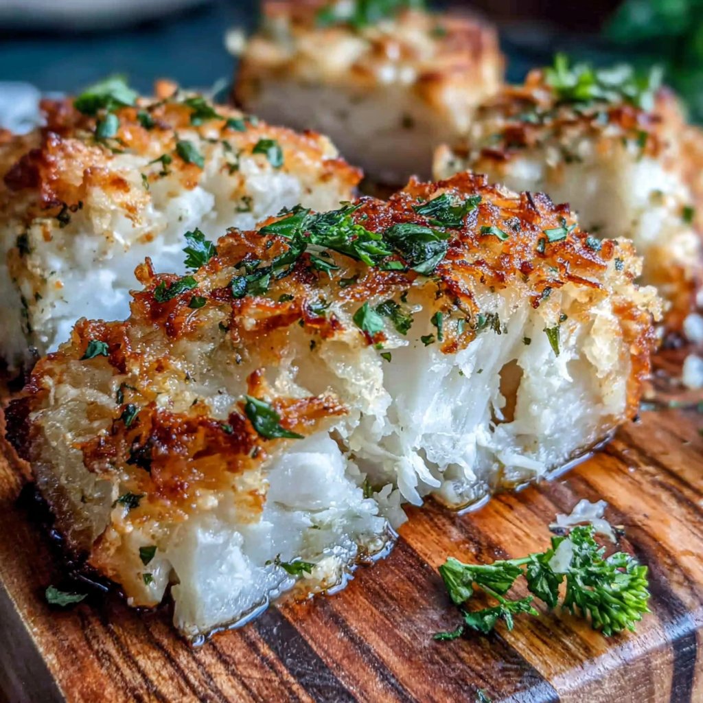 Garlic Herb Baked Cod