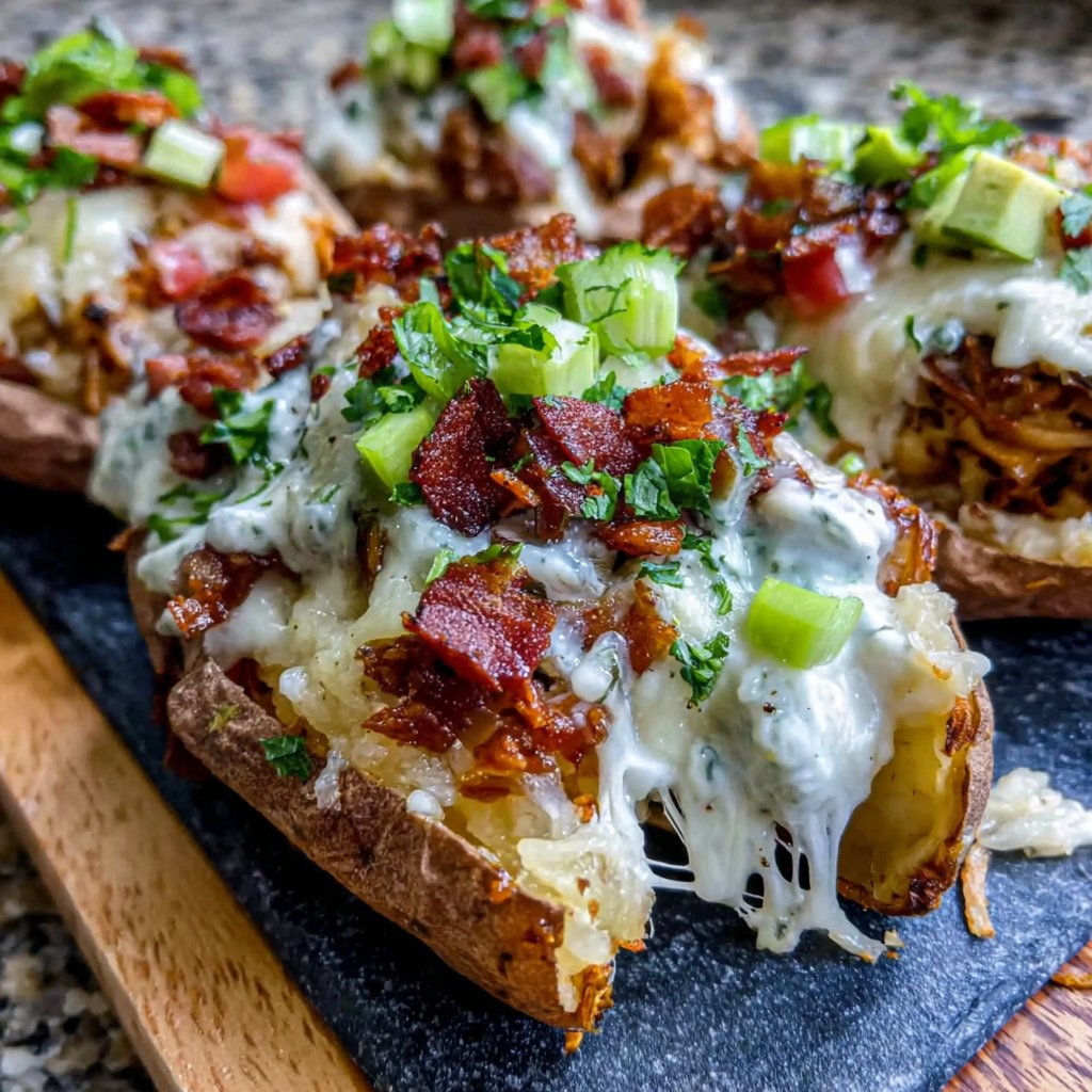 Taco Stuffed Sweet Potatoes