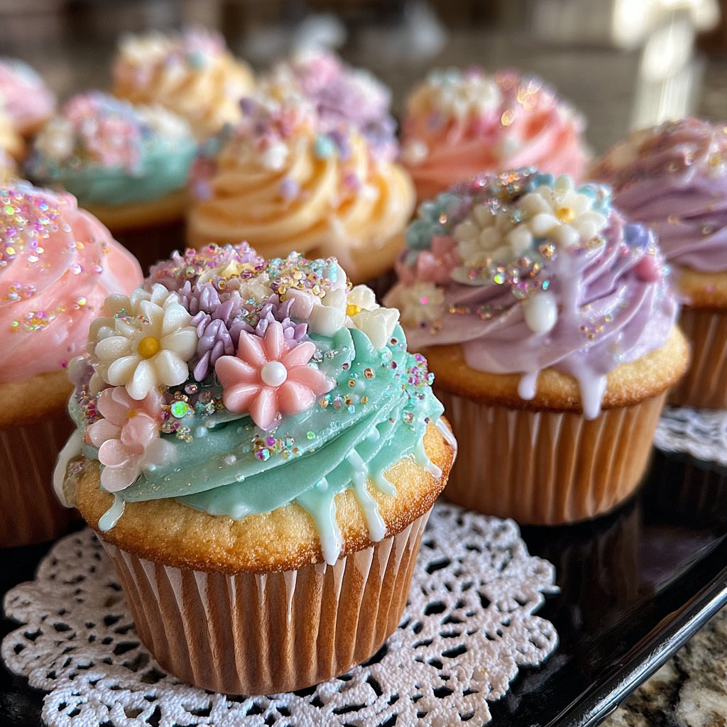 Charming Garden Party Cupcakes