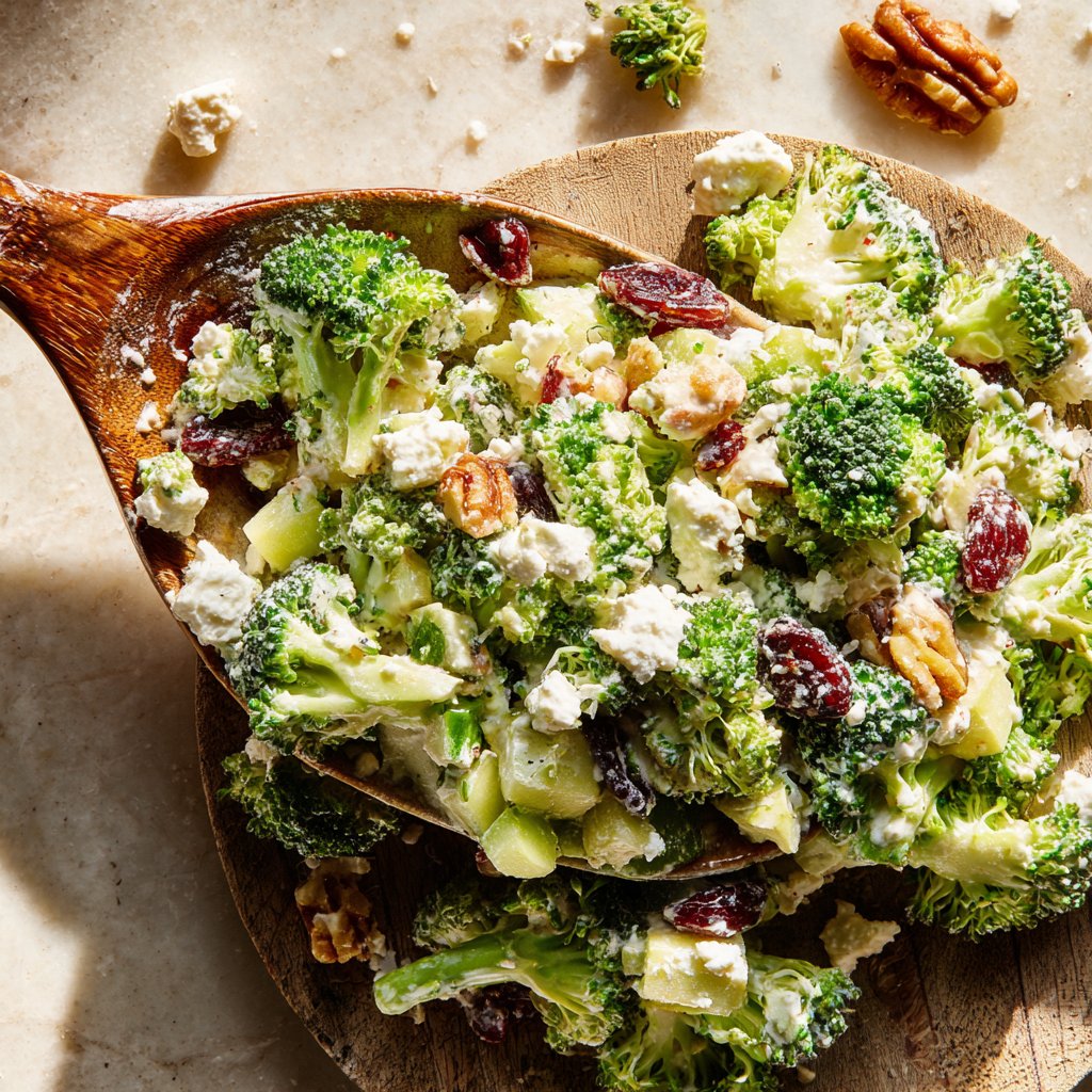 Broccoli Apple Salad with Cheese