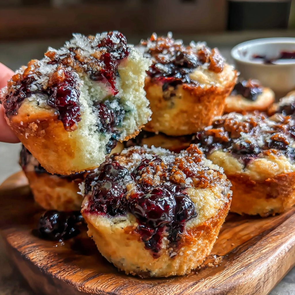 Blueberry Yogurt Protein Muffins