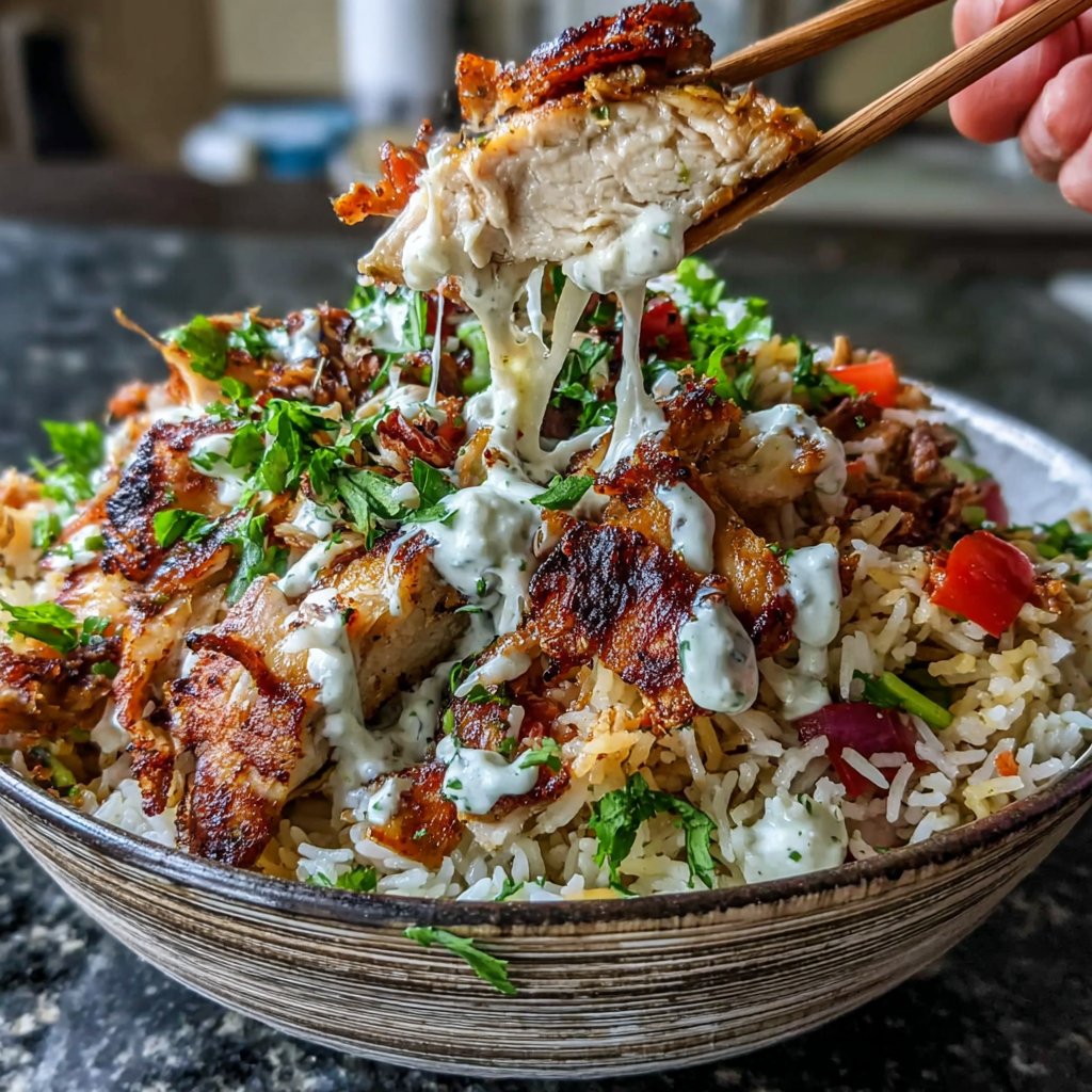 Chicken Shawarma Rice Bowl