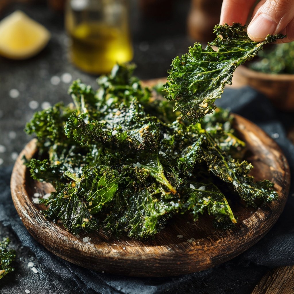 Crispy Kale Chips Delight