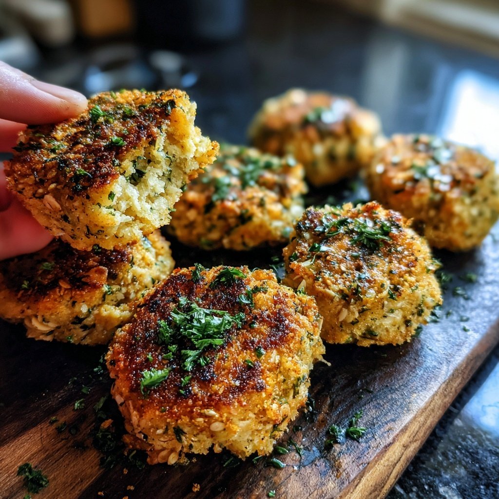 Baked Salmon Patties with Oats