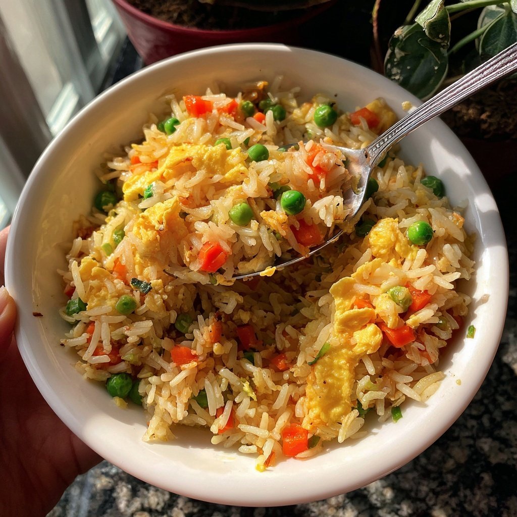 Quick 10 Minute Egg Fried Rice